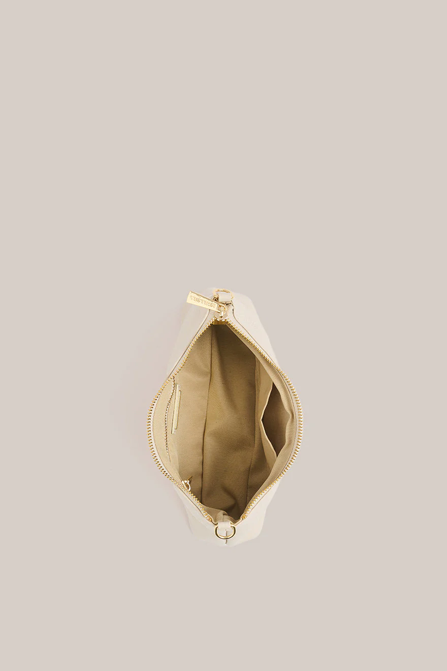 Ashley Ivory Leather Crossbody Bag - Image 4