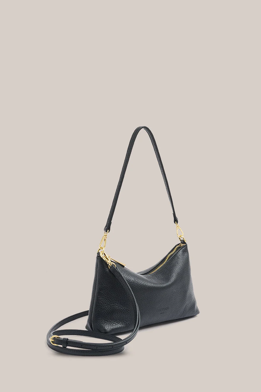 Ashley Black Leather Crossbody Bag - Image 4
