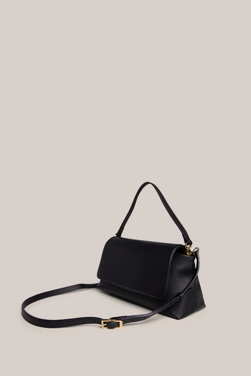 Celeste Black Clutch Crossbody Bag - Image 4