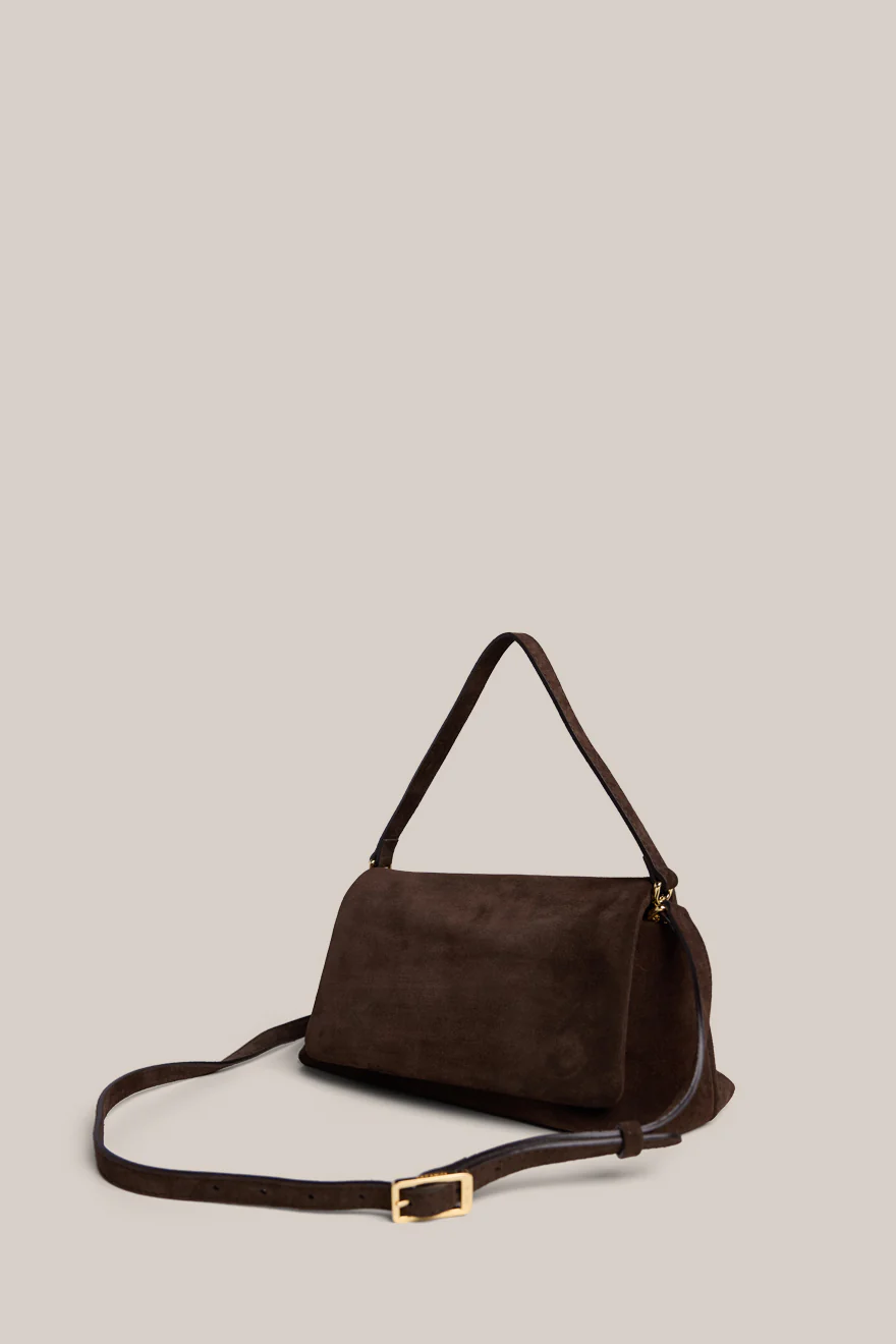 Celeste Dark Chocolate Clutch Crossbody Bag - Image 5