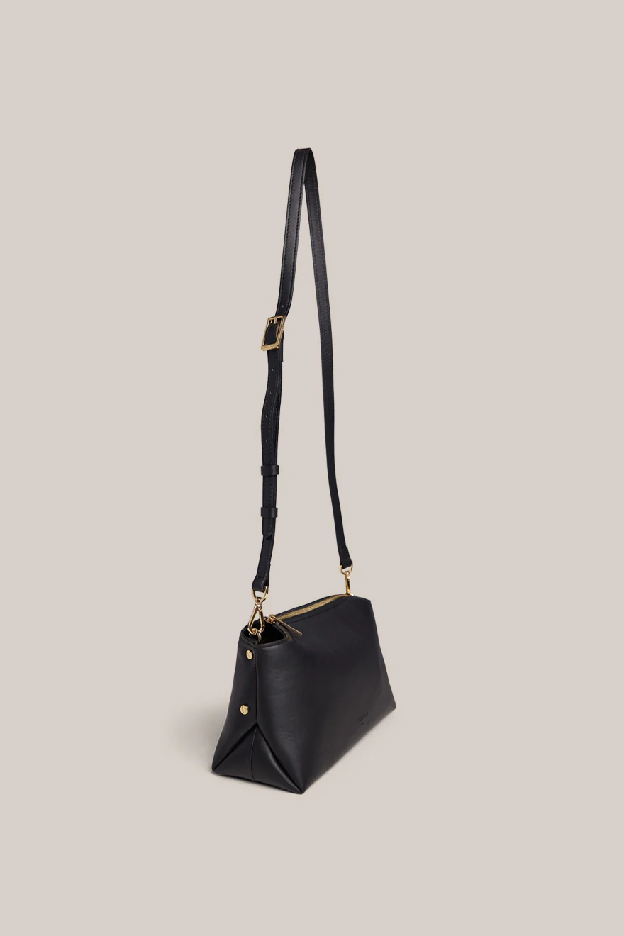 Clara Black Shoulder Crossbody Bag - Image 5