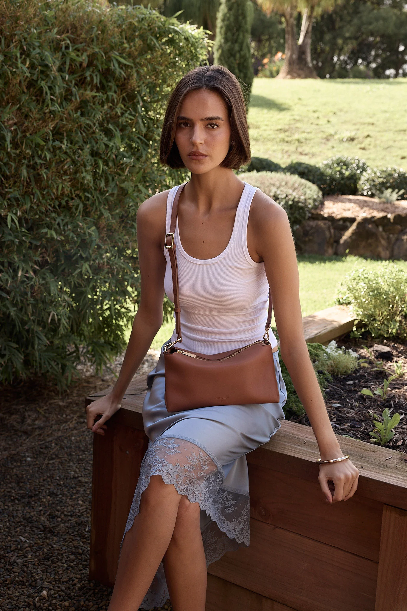 Clara Whiskey Shoulder Crossbody Bag - Image 3