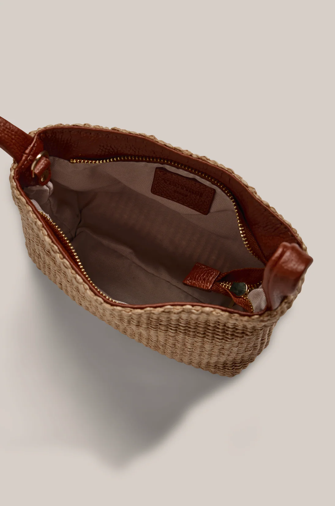 Jess Mini Tan Resort Pouch - Image 5