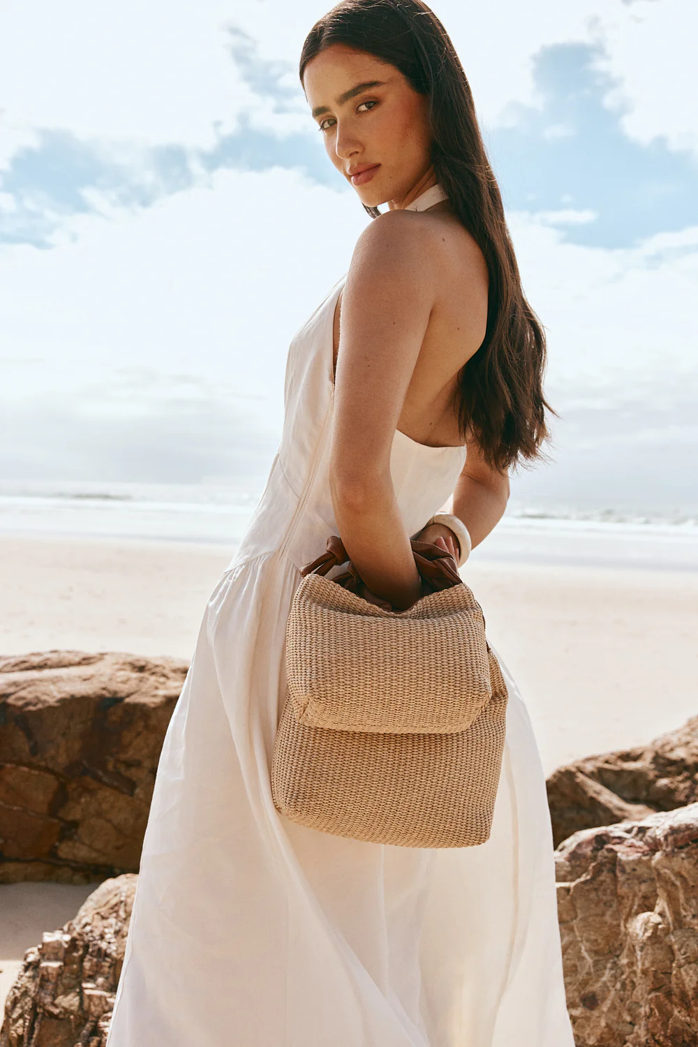 Jess Mini Tan Resort Pouch - Image 6