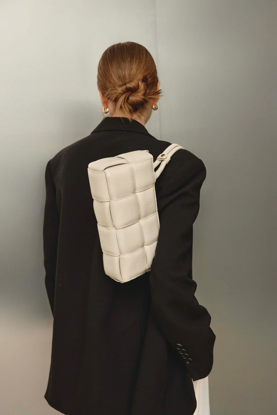 Margot Ivory Woven Baguette - Image 3