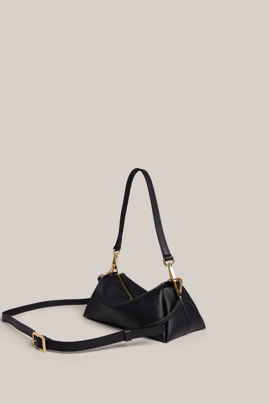Rita Black Mini Crossbody Bag - Image 5