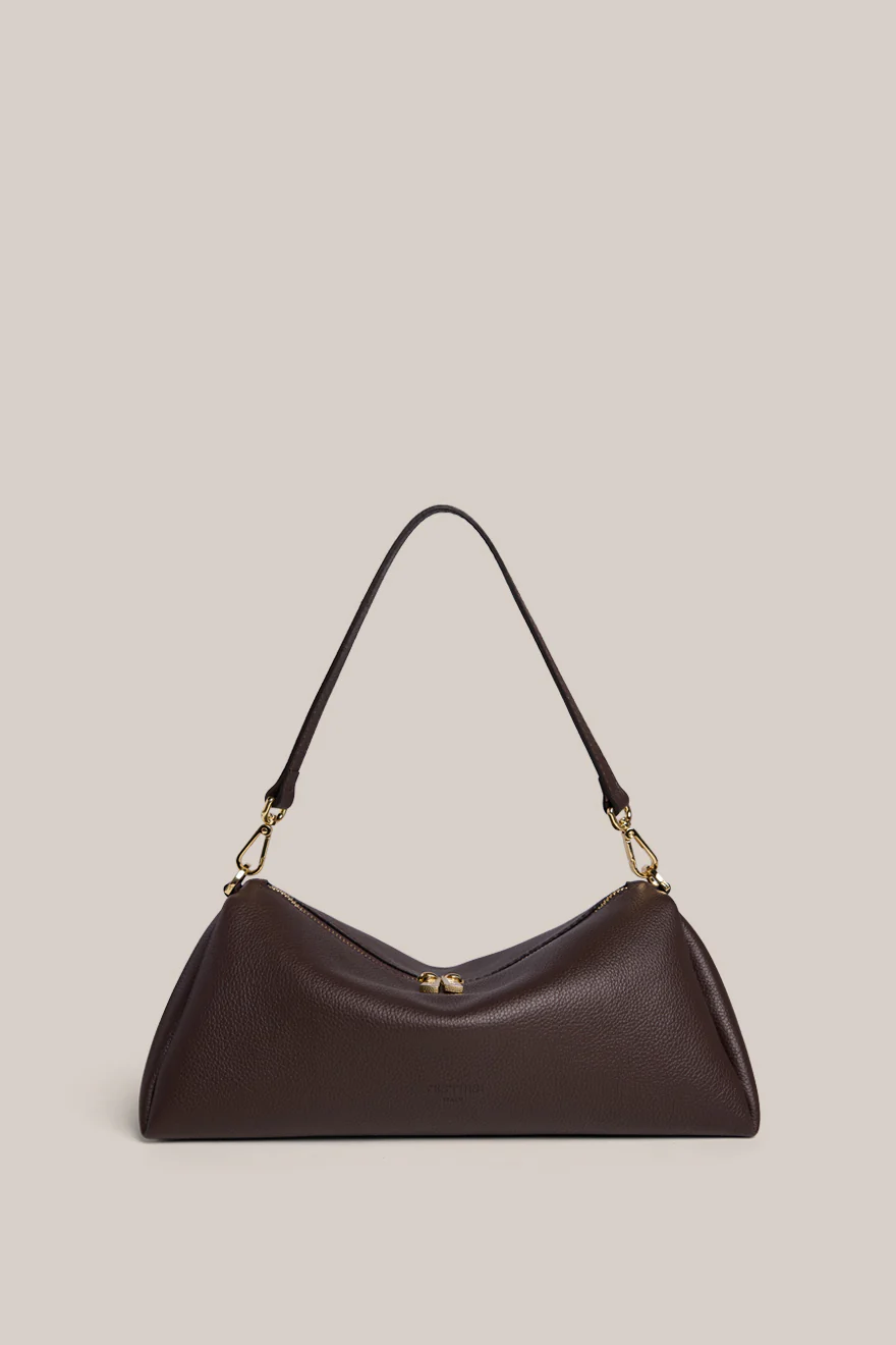 Rita Dark Chocolate Crossbody Bag - Image 5