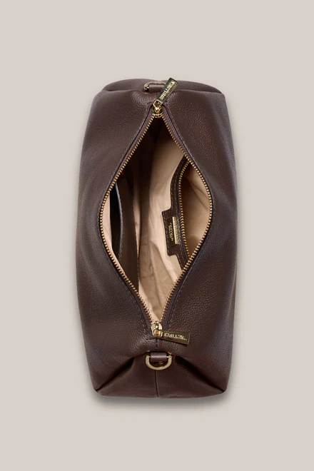 Rita Dark Chocolate Crossbody Bag - Image 7