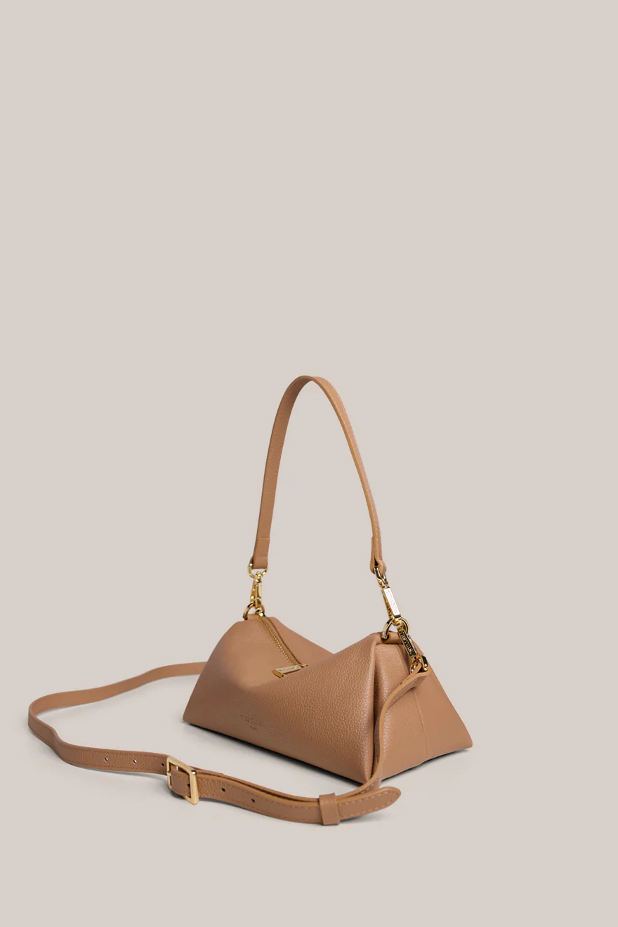 Rita Latte Mini Crossbody Bag - Image 4