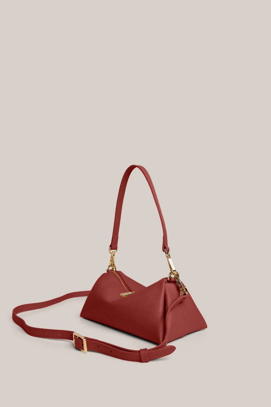 Rita Terracotta Mini Crossbody Bag - Image 4