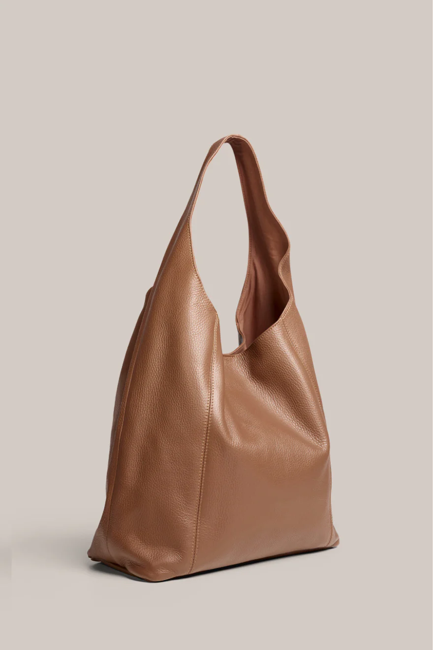 Scarlett 2.0 Chestnut Leather Hobo - Image 4
