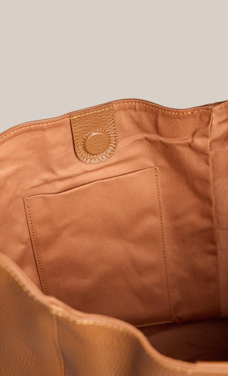 Scarlett 2.0 Chestnut Leather Hobo - Image 6