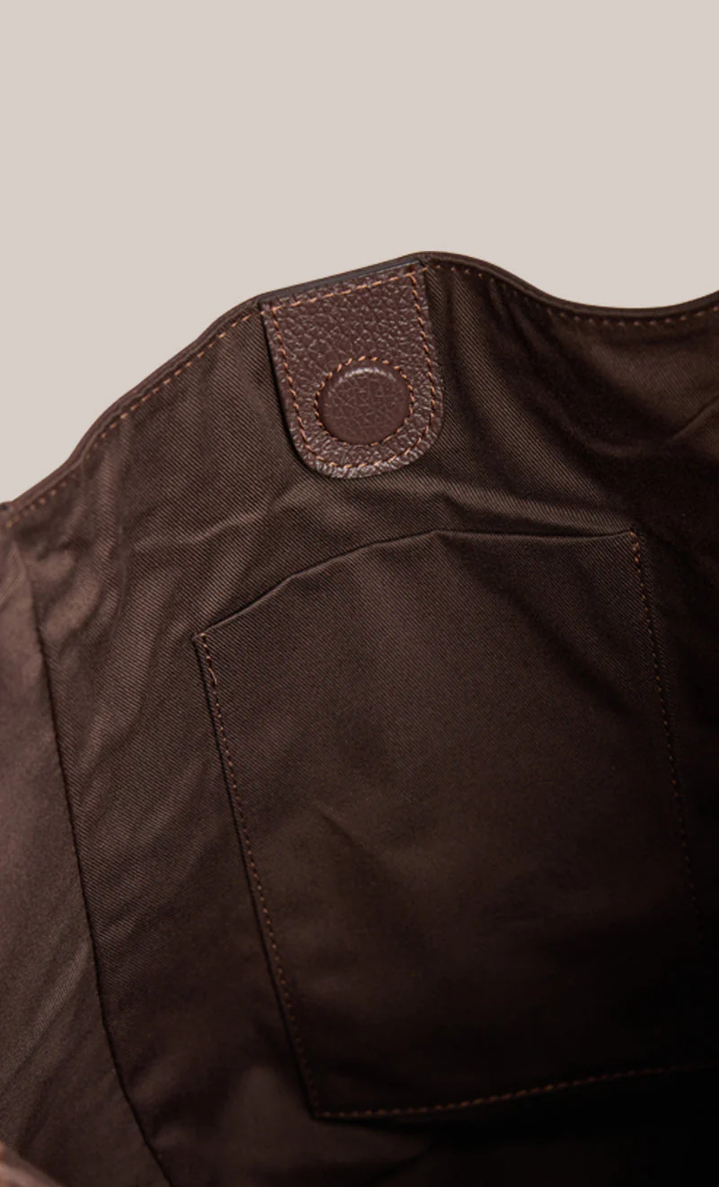 Scarlett 2.0 Dark Chocolate Leather Hobo - Image 6
